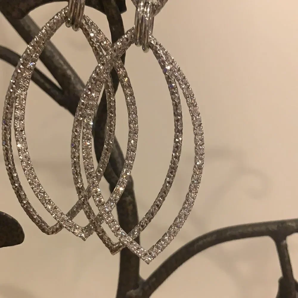 ❌Last deal ❌Silver double layer earring - Picture 3 of 7